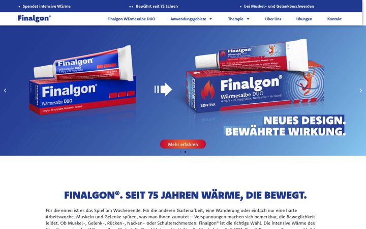 Capture d'écran de finalgon.de