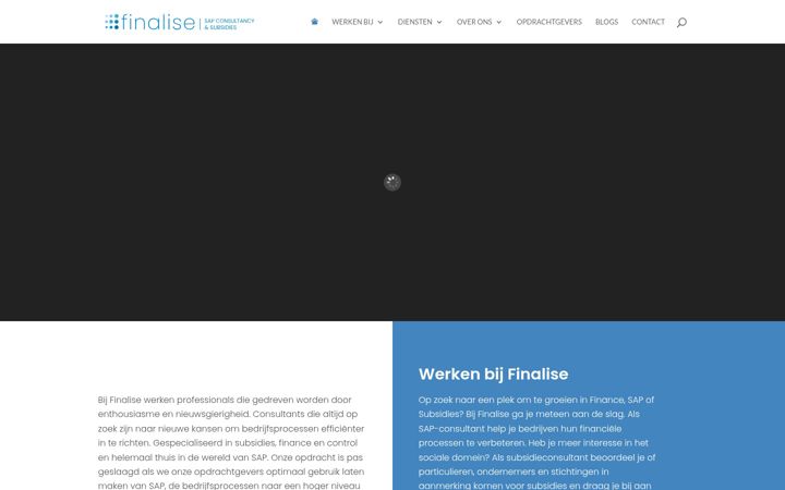 Screenshot of finalise.nl