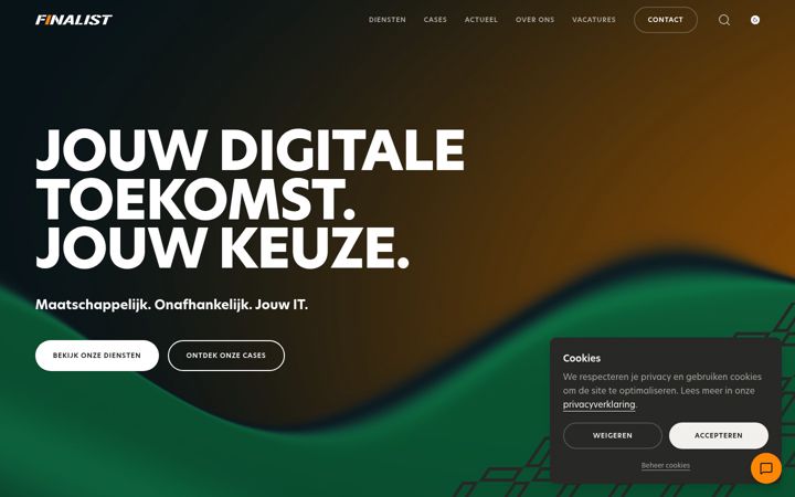 Screenshot of finalist.com