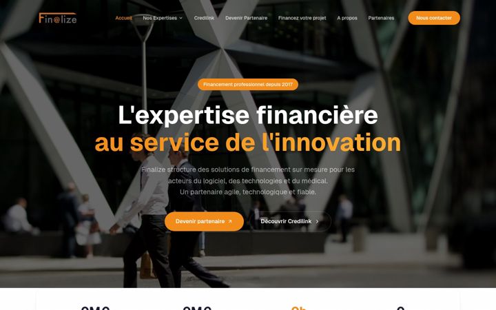 Screenshot of finalize.fr