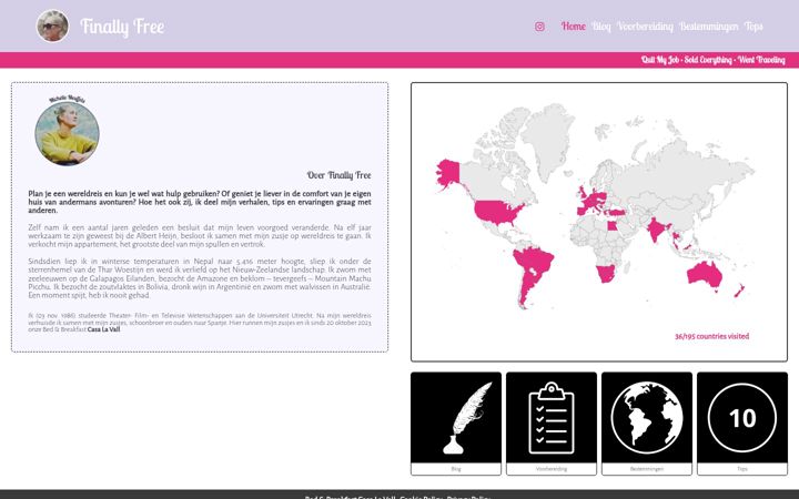 Screenshot of finallyfree.nl