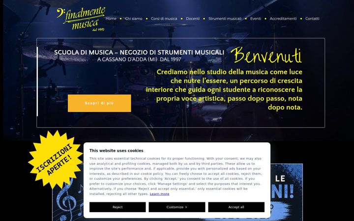 Screenshot of finalmentemusica.it