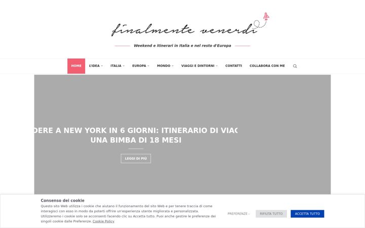 Screenshot of finalmentevenerdi.it