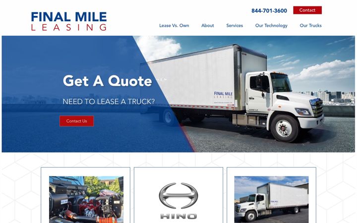 Screenshot of finalmileleasing.com