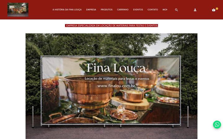 Screenshot of finalou.com.br
