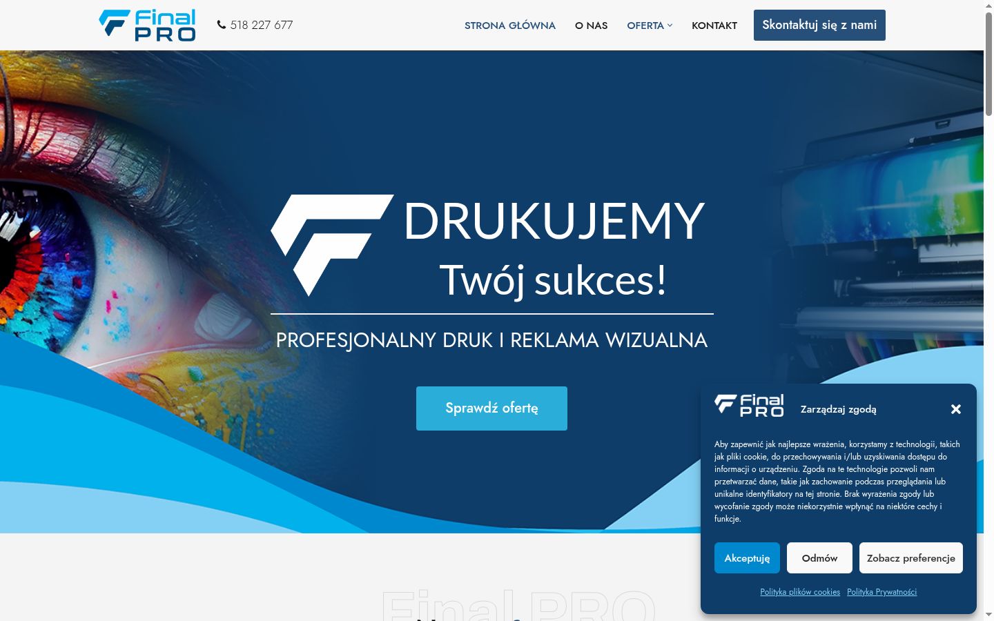 Sutikimo reklamjuostės, rodytos prieš bet kokią sąveiką, ekrano kopija