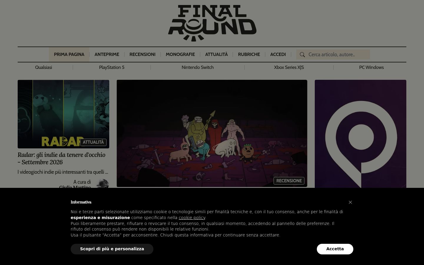 Screenshot tal-banner tal-kunsens muri qabel kwalunkwe interazzjoni