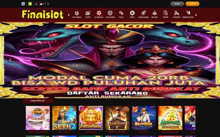 Screenshot of finalslot.net