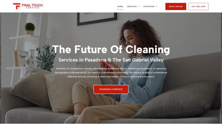 Screenshot of finaltouchservice.com