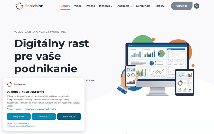 Screenshot of finalvision.sk
