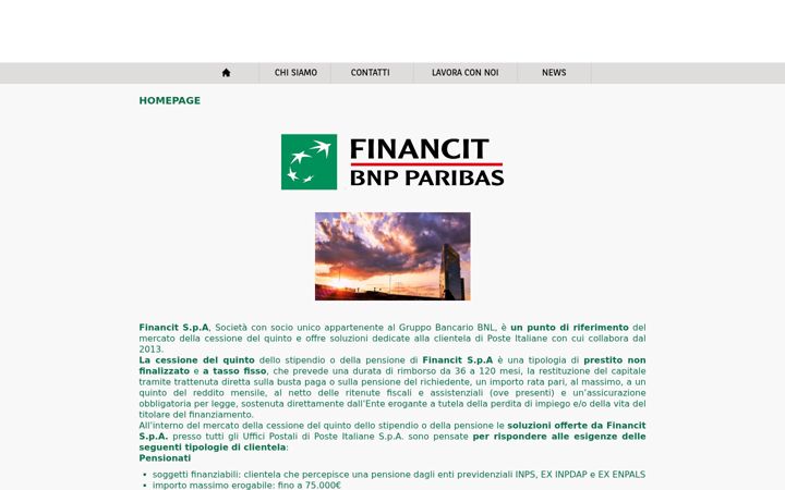 Screenshot of financ.it