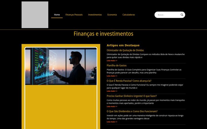 Screenshot ta' financasvip.com.br