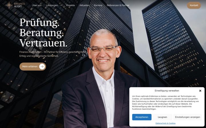 Ekrano kopija finance-audit.de