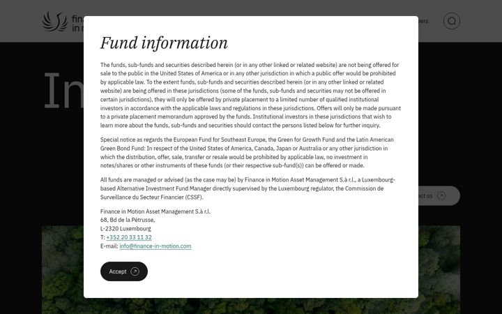 Screenshot of finance-in-motion.com