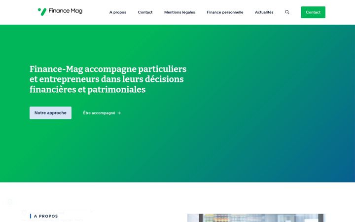 Screenshot of finance-mag.com