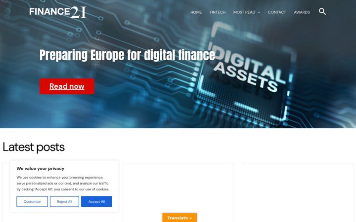 Screenshot of finance21.net