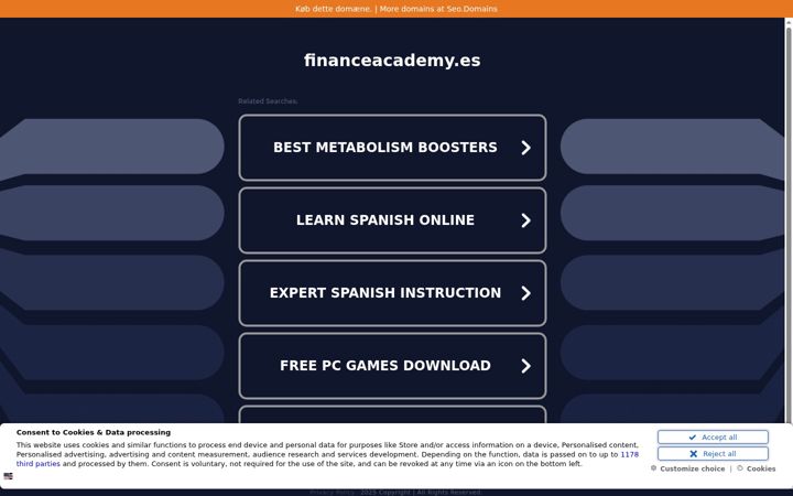 Screenshot of financeacademy.es
