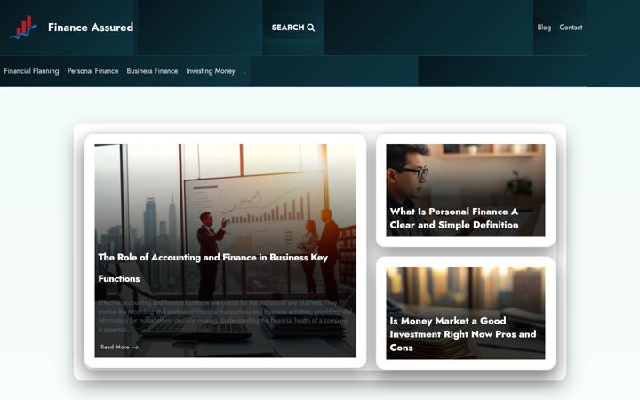 Screenshot di financeassured.co.uk