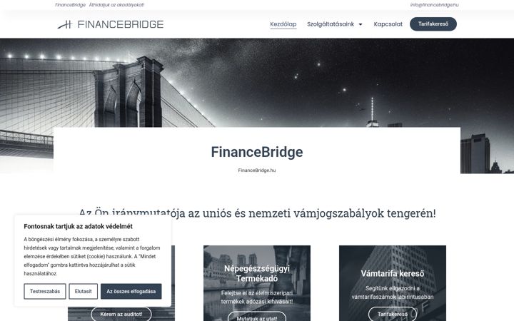Screenshot of financebridge.hu