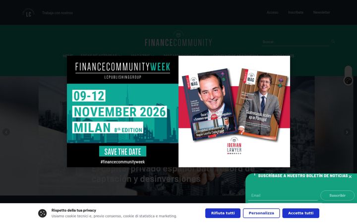 Captura de pantalla de financecommunity.es