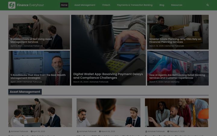 Screenshot of financeeveryhour.com