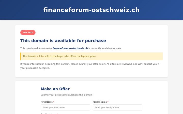 Screenshot of financeforum-ostschweiz.ch