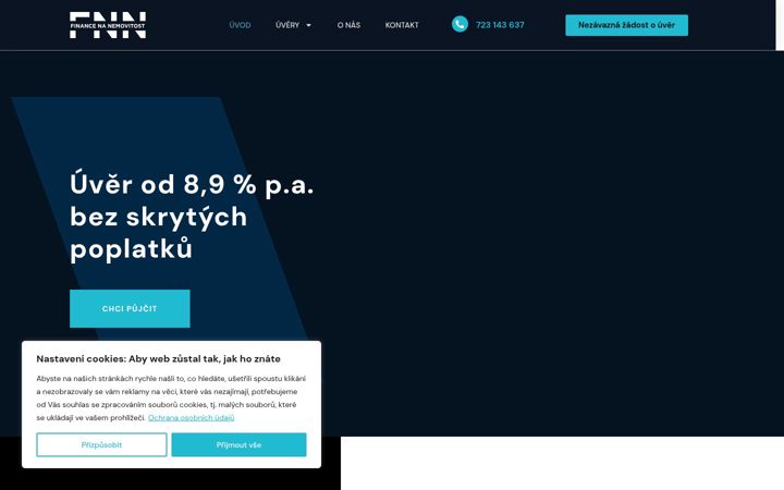 Screenshot of financenanemovitost.cz