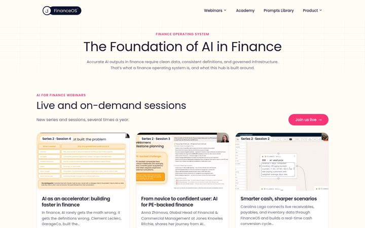 Screenshot of financeos.com