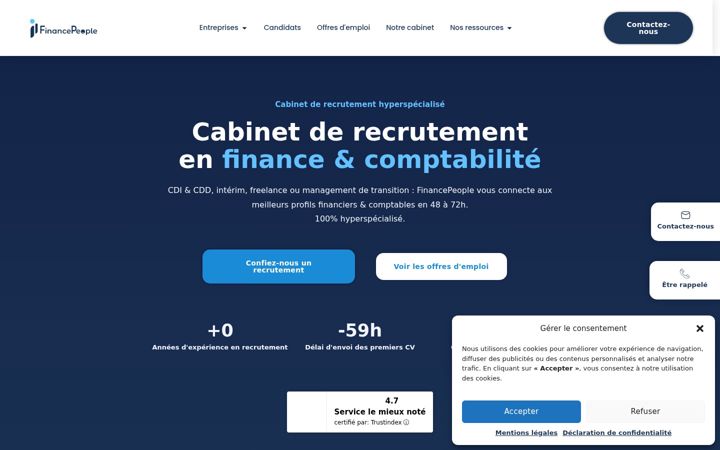 Screenshot of financepeople.fr