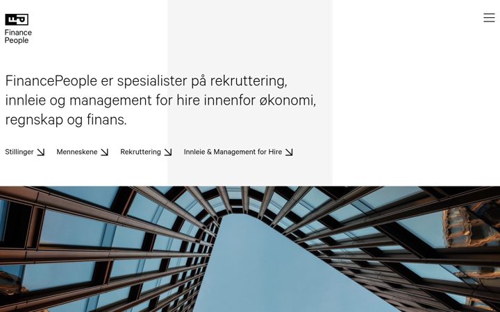 Screenshot of financepeople.no