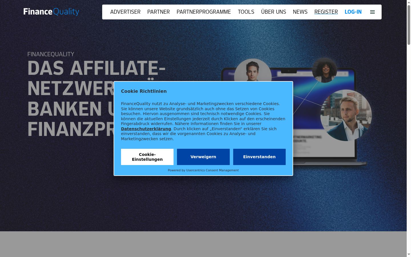 Sutikimo reklamjuostės, rodytos prieš bet kokią sąveiką, ekrano kopija