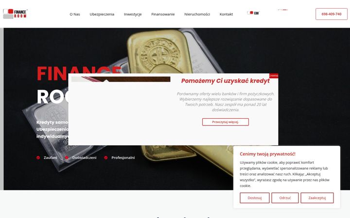 Screenshot of financeroom.pl