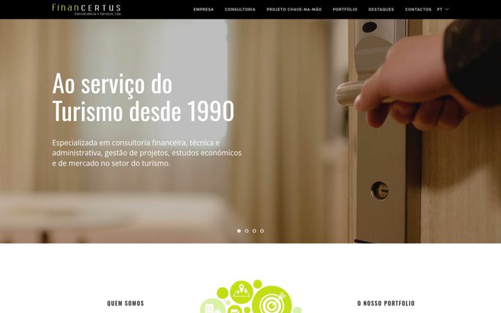 Screenshot of financertus.pt