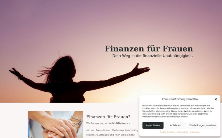 Screenshot of financesforfemales.de