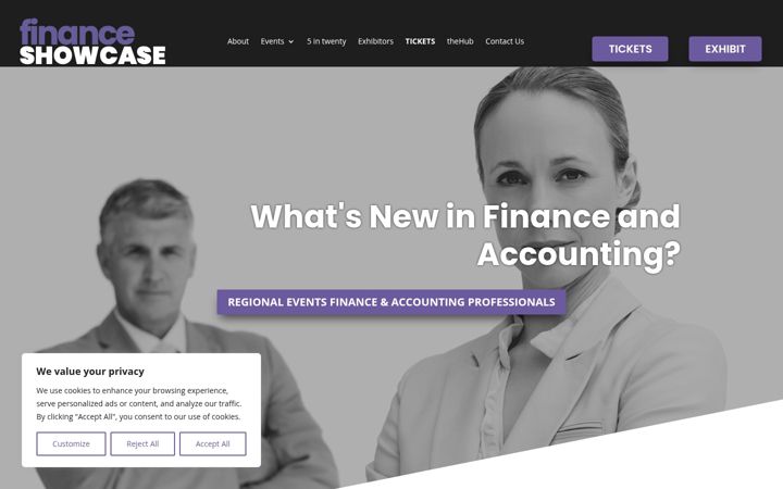 Screenshot di financeshowcase.co.uk