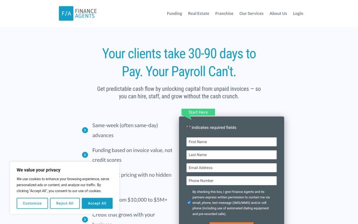 Screenshot of financesolved.com