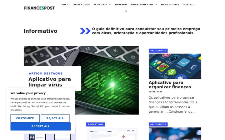 Screenshot of financespost.com