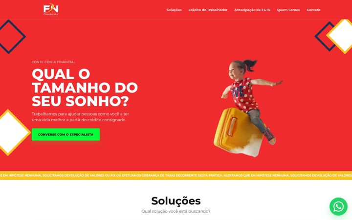 Screenshot of financialbr.com.br