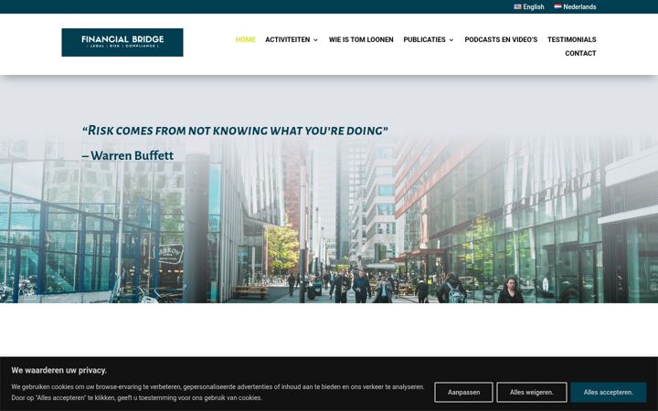 Screenshot of financialbridge.nl