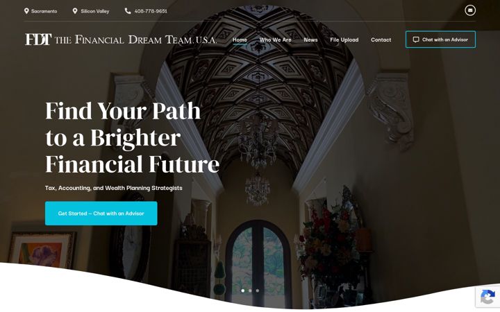 Screenshot of financialdreamteam.com