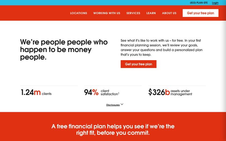 Screenshot of financialengines.com