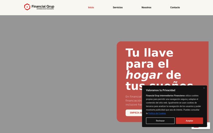 Captura de pantalla de financialgrup.es