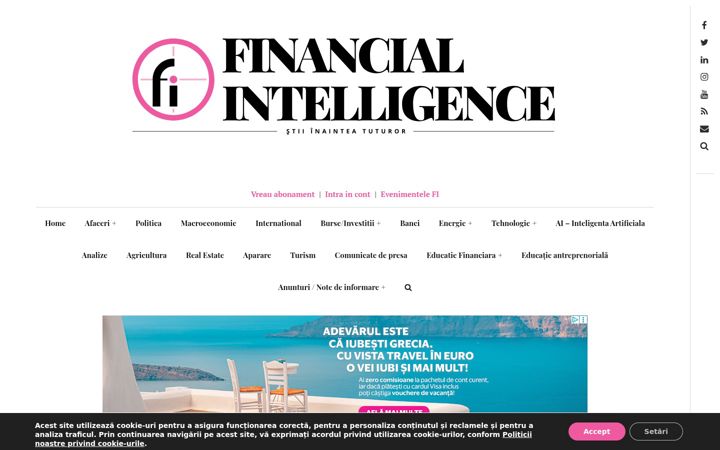 Screenshot of financialintelligence.ro
