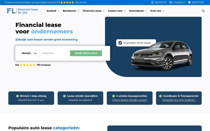 Screenshot of financialleaseforyou.nl