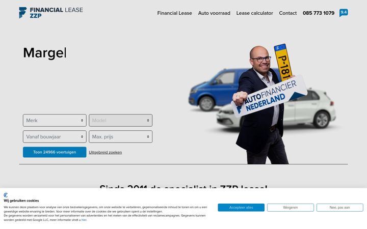 Screenshot of financialleasezzp.nl