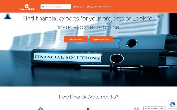 Screenshot of financialmatch.nl