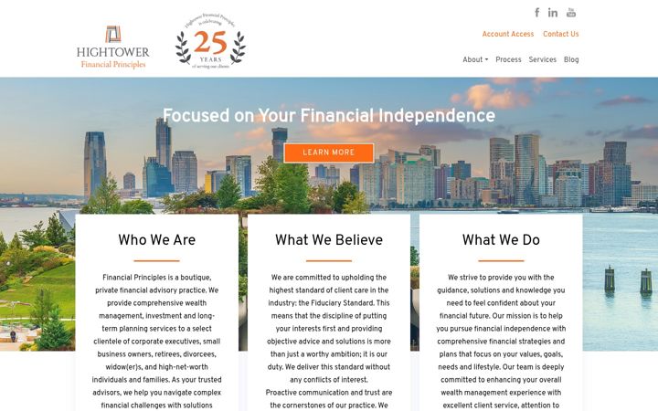 Screenshot of financialprinciples.com