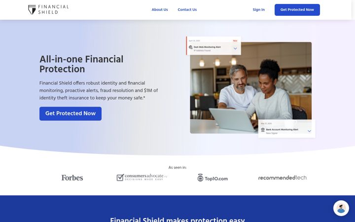 Screenshot of financialshield.com