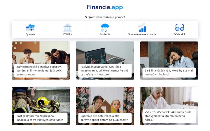 Screenshot of financie.app