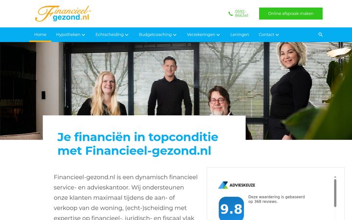 Screenshot of financieel-gezond.nl